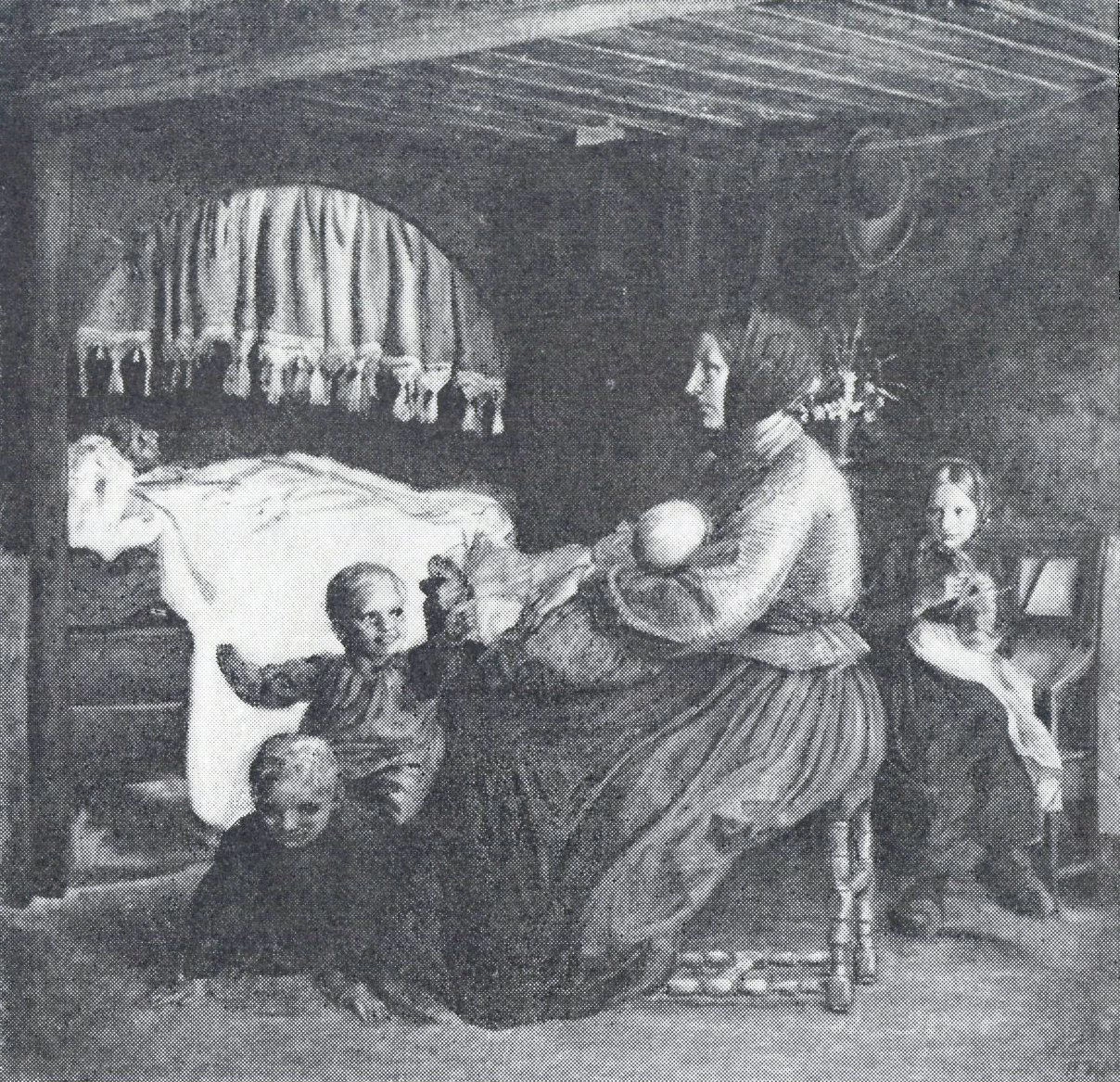 Kristian Zahrtmann - Sala maternità, 1868